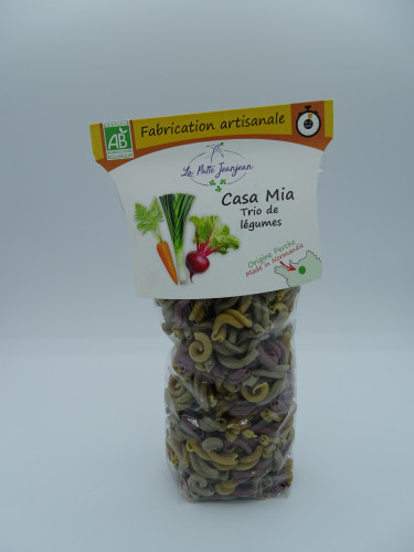 PATES- FUSILLI TRIO DE LEGUMES BIO