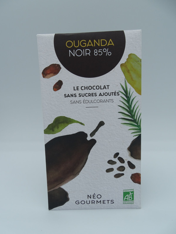 CHOCOLAT OUGANDA NOIR 85% BIO