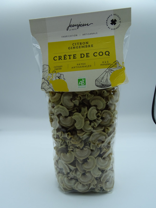 PATES CRETE DE COQ - CITRON GINGEMBRE BIO