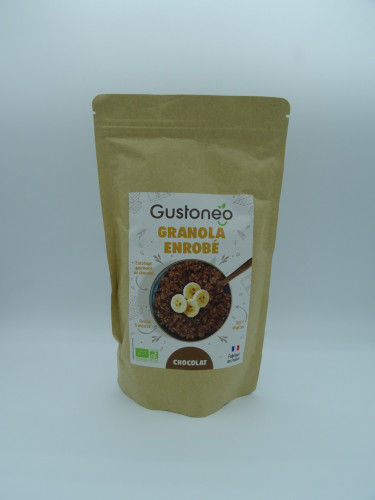 GRANOLA BIO ENROBE DE CHOCOLAT