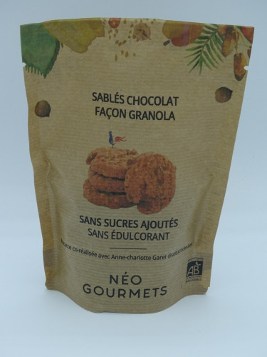 SABLES CHOCOLAT FACON GRANOLA BIO
