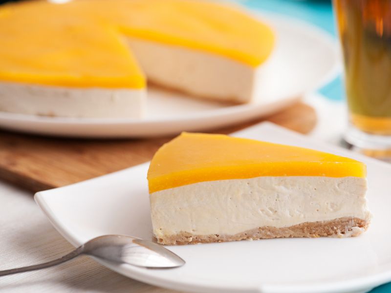 Cheesecake à la mangue