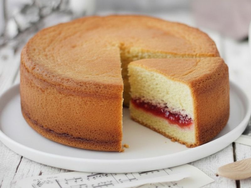 Gâteau léger à la confiture