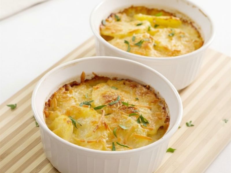 Gratin de navets au jambon (1)
