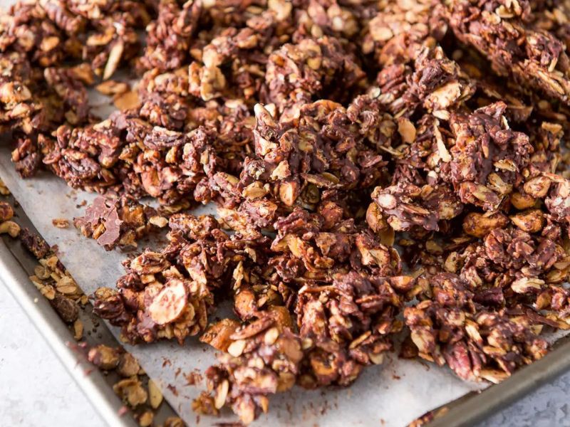 Roses des sables au granola