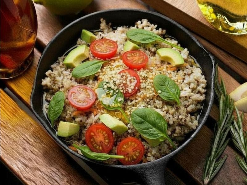Salade Énergisante aux Graines de Chanvre