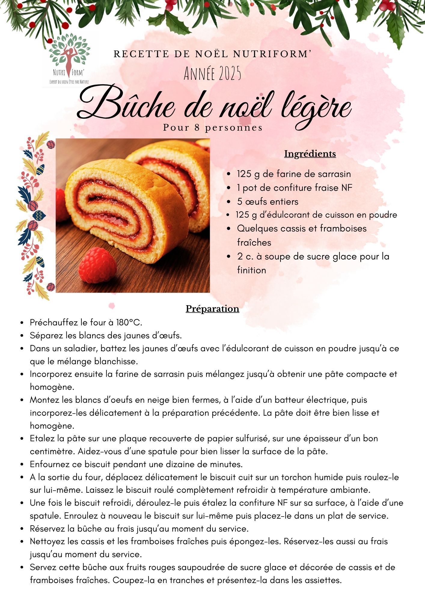 Recette noël 2025 - Dessert
