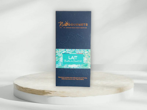 Tablette de chocolat au Lait 50% et Noisettes du Piémont IGP