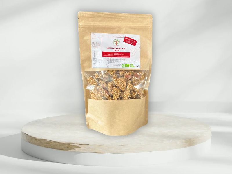 Muesli Croustillant Tonic' BIO - Citron et gingembre