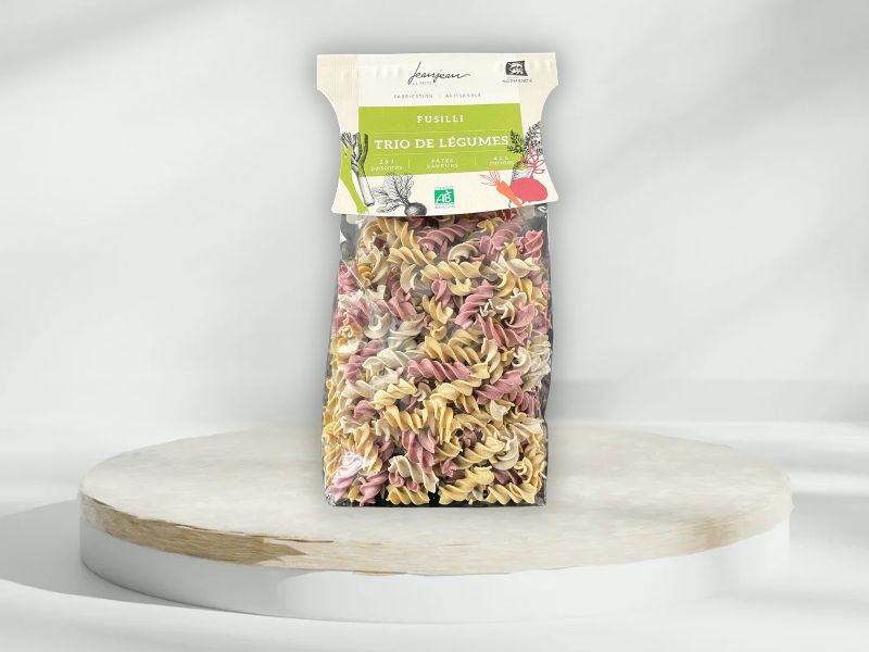 Pâtes Artisanales Fusili Trio de Légumes